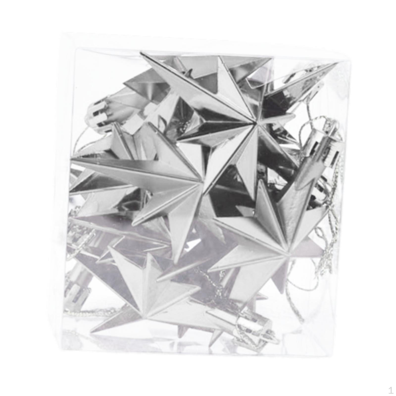 

Подвеска в виде звезды на рождественскую елку серебряный