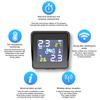 Solar Motorcycle TPMS Tire Pressure Sensor Tyre Pressure Sensors Temperature Monitoring Alarm System 2 External Sensors for Moto