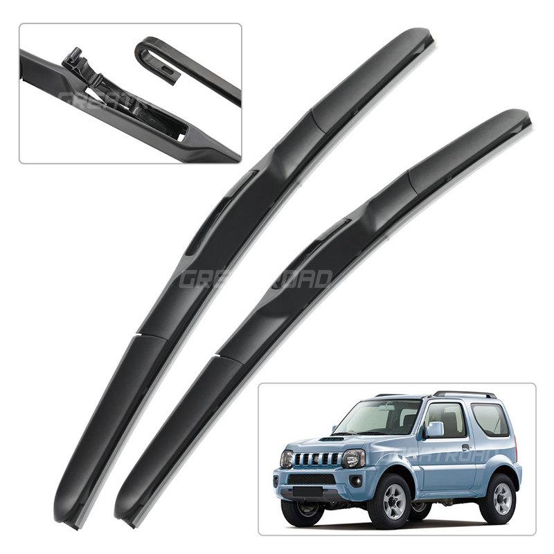 For Suzuki Jimny 2008-2018 2009 2010 2012 2013 2014 2015 2016 Wiper Front Wiper Blades Windshield Windscreen Window Brush 18"16"