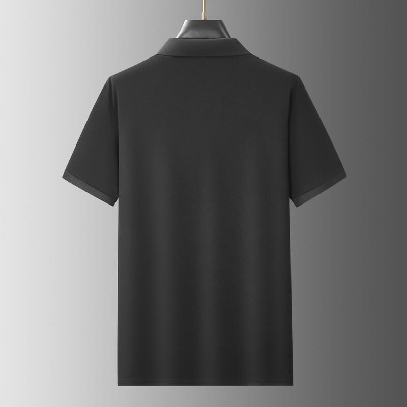 Dibenze Men's Plus Size Short Sleeve Polo Shirt