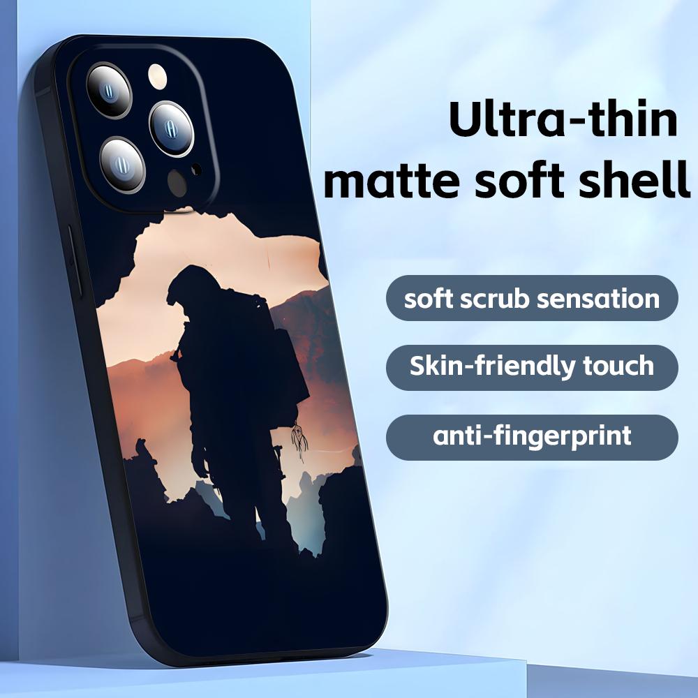HOT GAME Death Stranding   Phone Case For iPhone17 16 16e 15 14 13 12 11 Plus Mini Pro Max Soft black Shockproof Cover