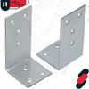 Carpenter's Angle, Construction Connector, Galvanized Steel, 40 X 80 X 40 MM