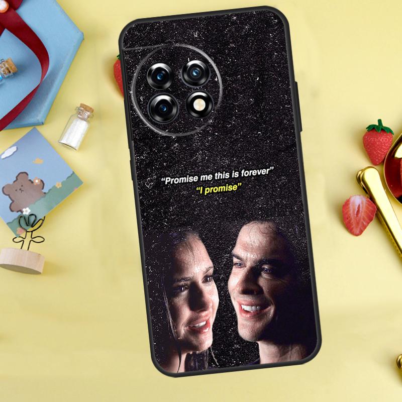 Vampire Diaries Damon Salvatore Fodral För OnePlus 13R 12R 13T 15 13 12 11 10 9 10R 10T 8T Nord 5 CE 4 2 3 Lite N20 N30 Skydd