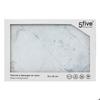 Planche à découper - 5 FIVE SIMPLY SMART - Verre trempé - 30x20 cm - Effet marbre blanc - Hygiénique