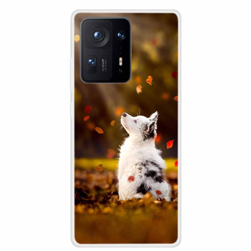 For Xiaomi Mix 4 Case Luxury Soft Silicone Back Cover Phone Case For Xiaomi Mi Mix4 Coque TPU Cartoon 2106118C Fashion Funda
