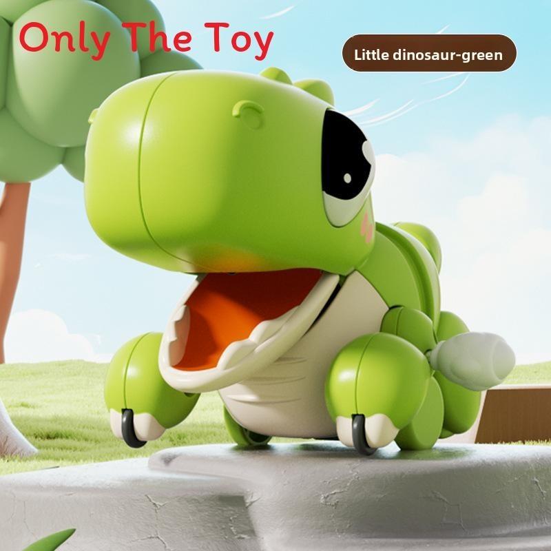 Dinosaur Toy For Babies With Chaindriven Push And Crawl Learning For Toddler Development
