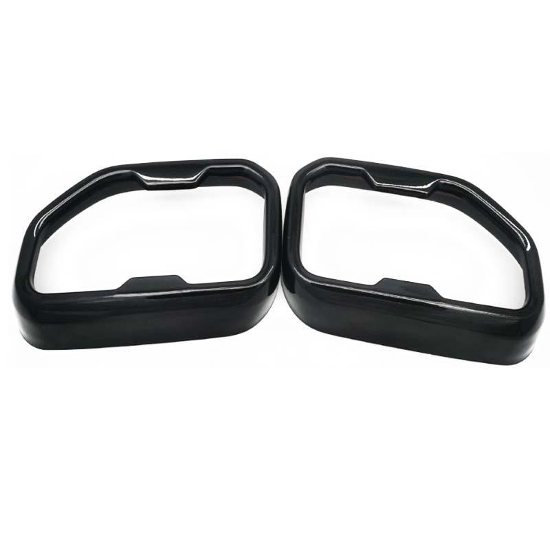 Car Exhaust Tail Pipe Muffler Pipe Outlet Cover Tail Throat Vent Overs Trim for BMW X3 G01 2018-2024 Decoration Car Accessories