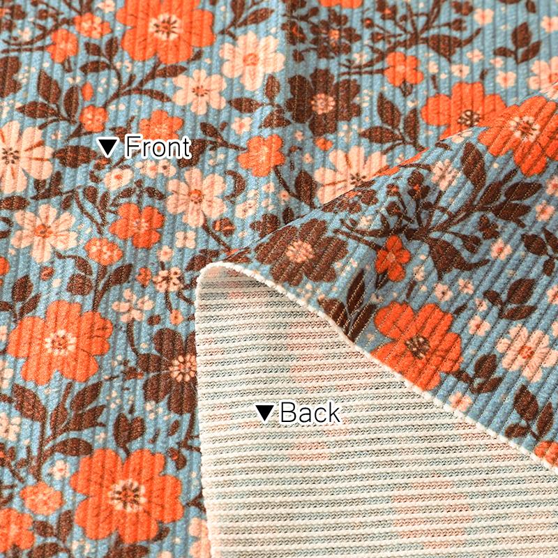 0.5m/1m/2m Skin-friendly Fine Pit Strip Corduroy Fabric for Sewing Children's Clothing Pajamas Handmade DIY Clothing Fabrics