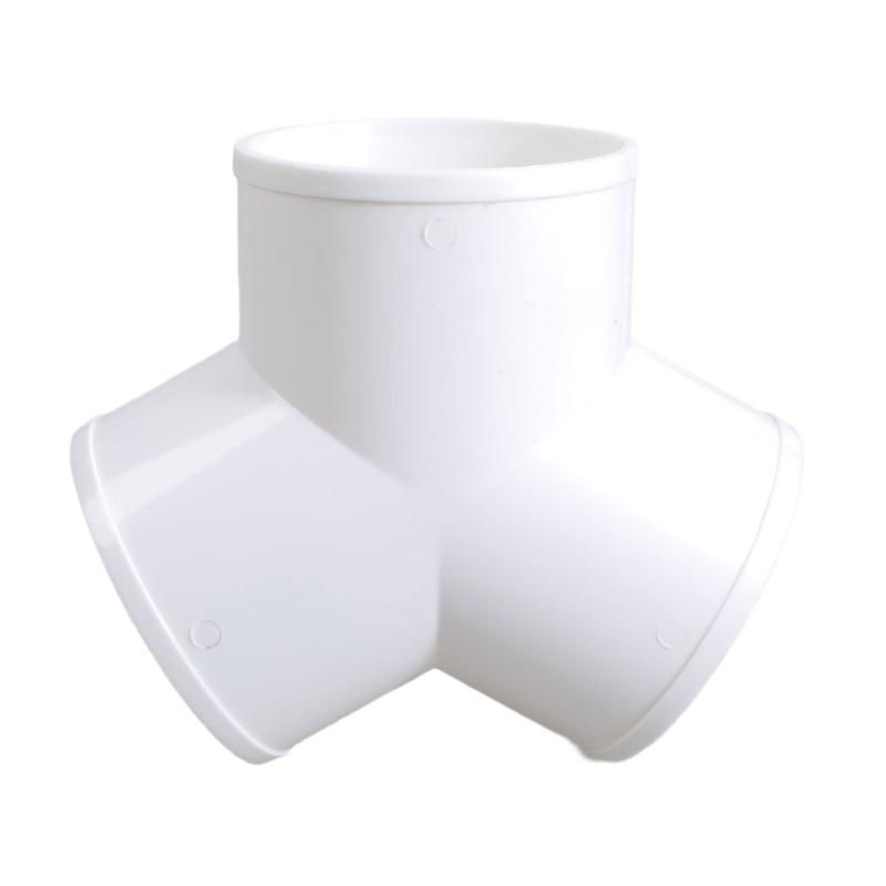 

PVC Exhaust Duct Connector Quick Ventilation Tube Joint Coupler 3 Ways Splitters Ventilation Fittings Easy to Install