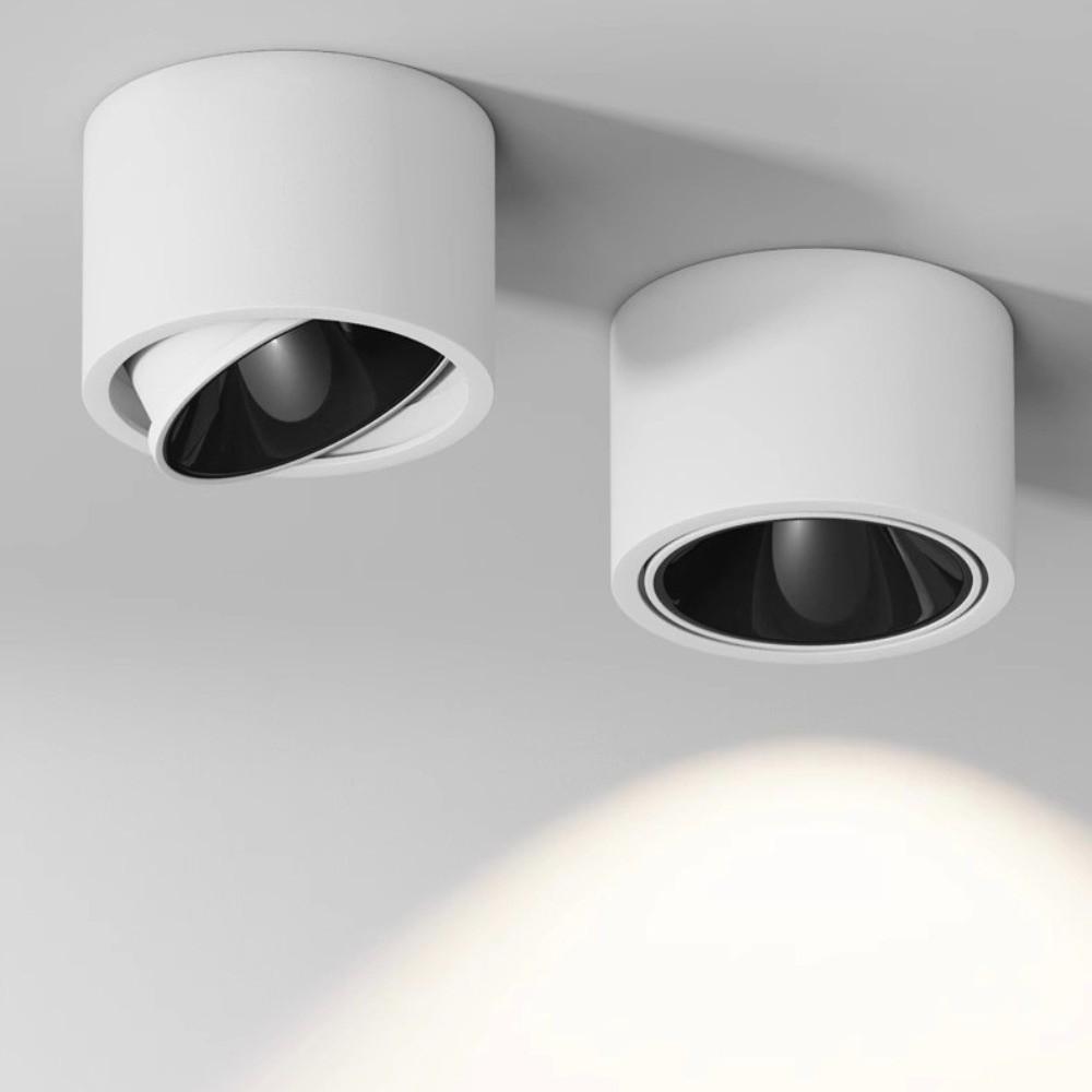 Adjustable Angle 7W Led Spotlight Anti-glare Surface Mounted Led Down Light Energy Saving Dimmable Ceiling Spot Light Gallery