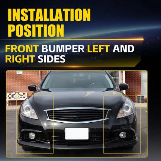 2X For 2007-2015 INFINITI G35 G37 G25 Q40 Sedan Front Bumper Support Bracket EKK