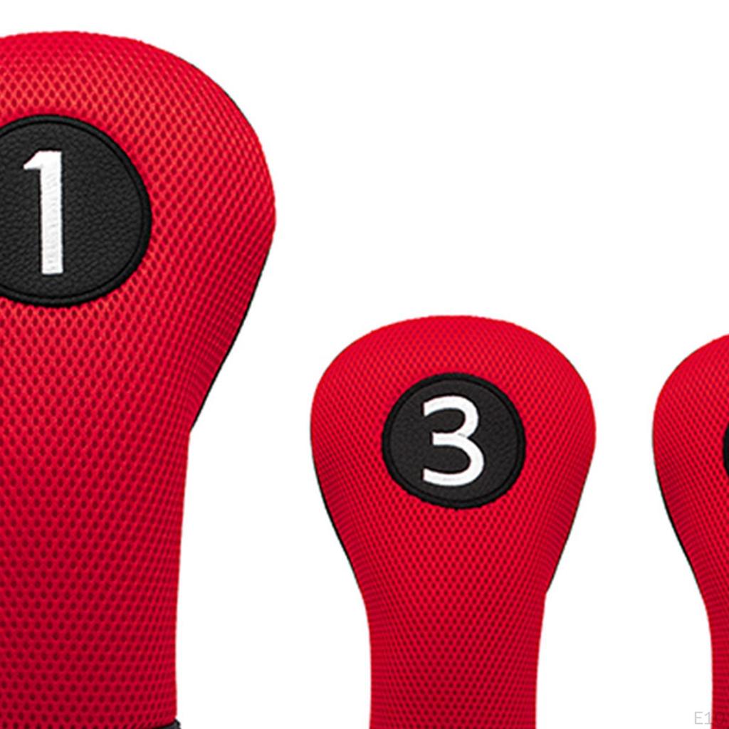 Golf Wood Head Covers Fairway Woods Headcovers Traditional Plain Protective Fits All