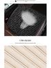 Summer Ice Silk Cool Car Seat Cushion, Lightning Pattern, Buckwheat Hull - Single or Three-Piece Office Chair Set