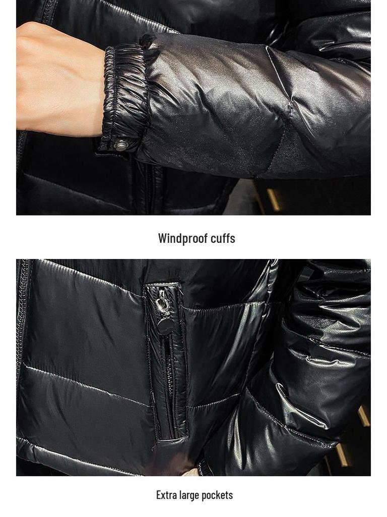 Stilvolle Daunenjacke mit Kapuze für Damen und Herren - Warme Wintermode Oberbekleidung