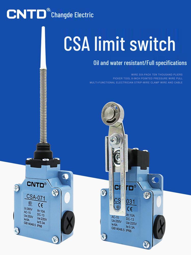 CSA Waterproof & Dustproof Self-Reset Limit Switch 001/012/021/031/061/071/081