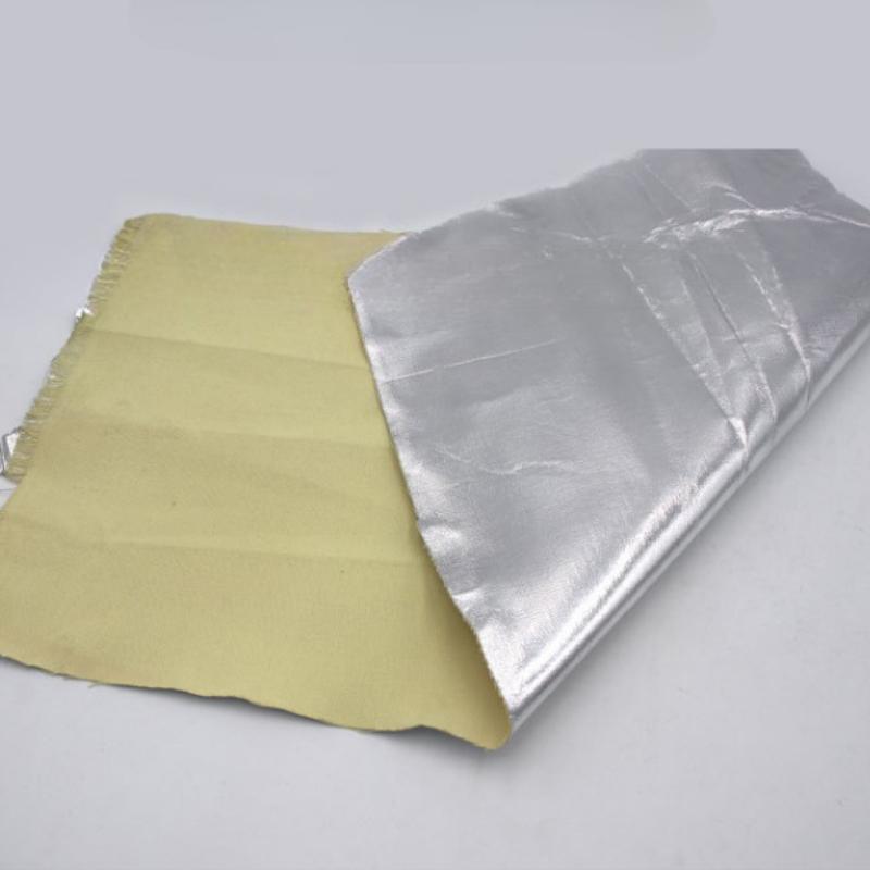 50cm/100cm 260g Aramid Aluminum Foil Fabric 1414 Aramid Kevlar Fiber Fabric for DIY Sewing Clothing 150cm Width