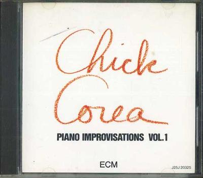 CD CHICK COREA - Piano Improvisations Vol.1 J25J20325 ECM Japan Jazz Used