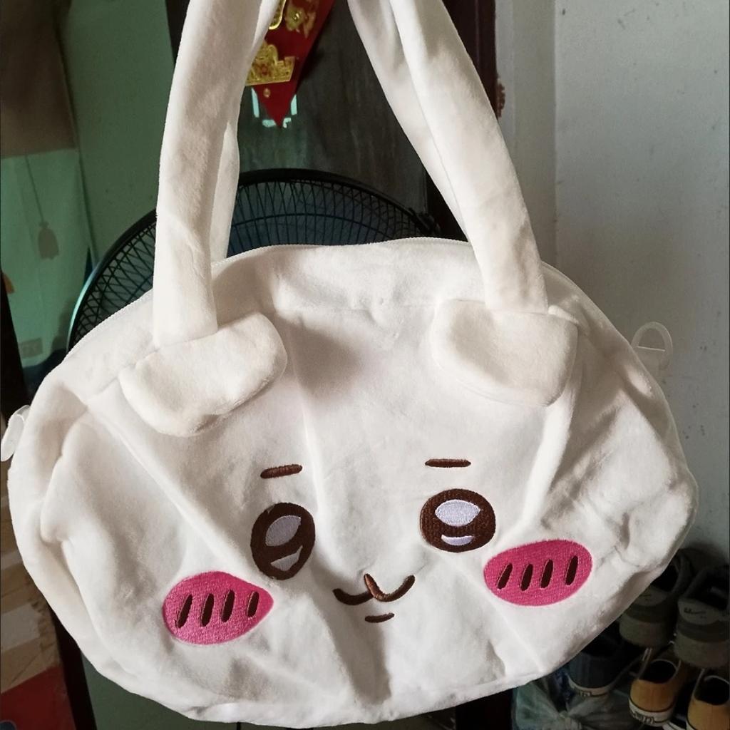 Cute Usagi Chiikawa Cartoon Backpack Skin-friendly Fluff Large Capacity Kawaii School Bag Girl New Style Sweetness Gifts