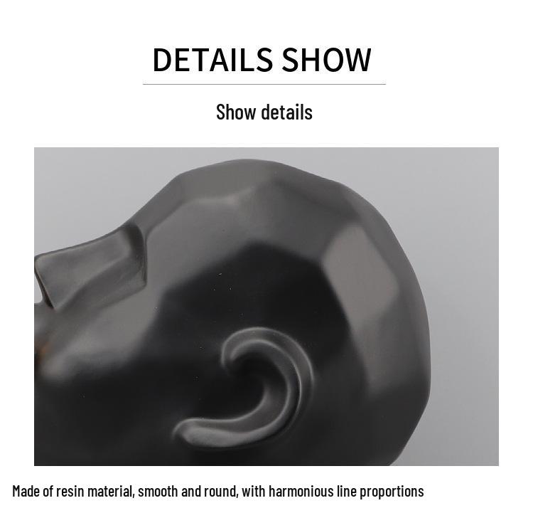 Minimalist Resin Bubble-Blowing Boy Figure for Home Décor