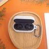 Silicone Case Earphone Case Cover with Carabiner Wireless Earbuds Charging Box Protective Shell for Sony WF-C510 Charging Case