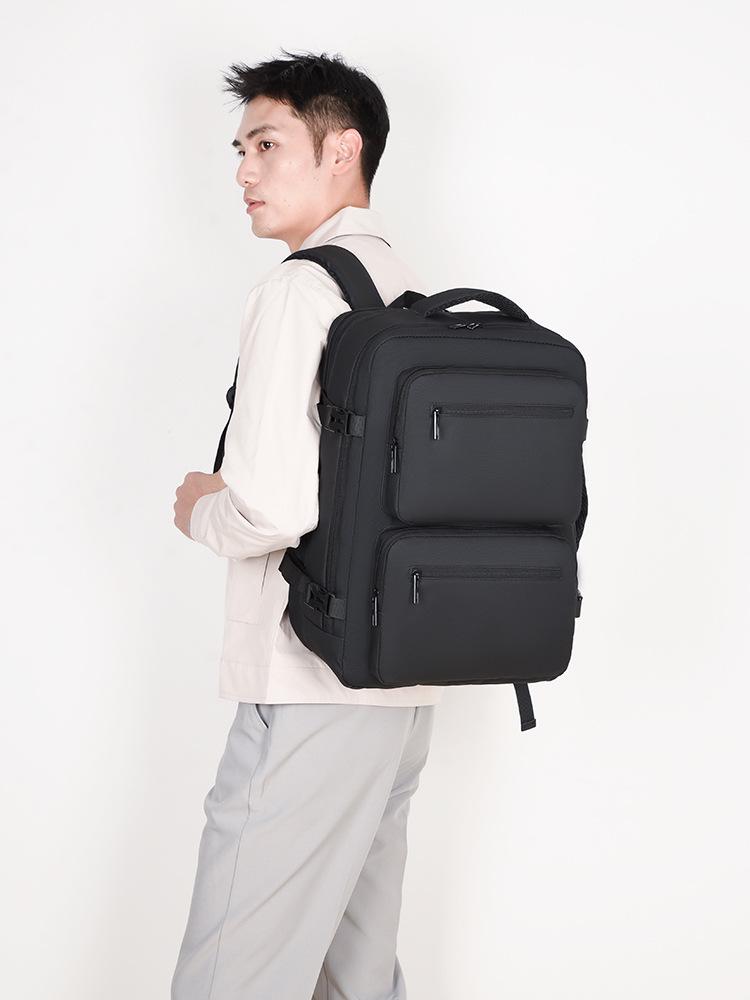 Expandable Water-Repellent Multifunction Travel Backpack with Large Capacity