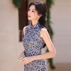 Kolsuz milli tarz, yeni Çin Suzhou uzun cheongsam, geliştirilmiş genç 1011 yeni kadın yüksek kaliteli his, günlük giyim