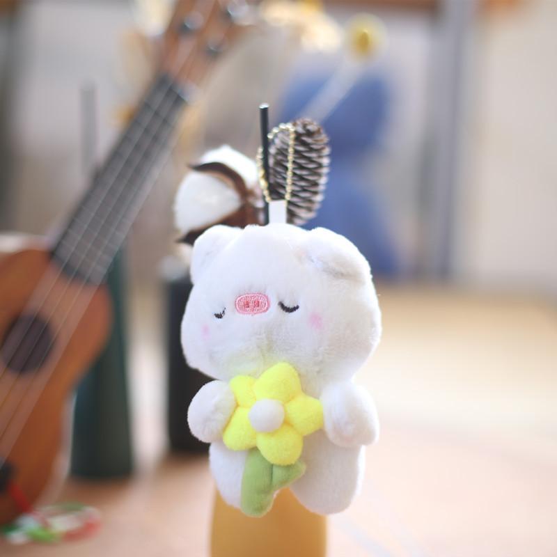 Cute Cute Little Pig Pendant Plush Toy Doll Pig Schoolbag Hanging Decoration Keychain Doll Doll