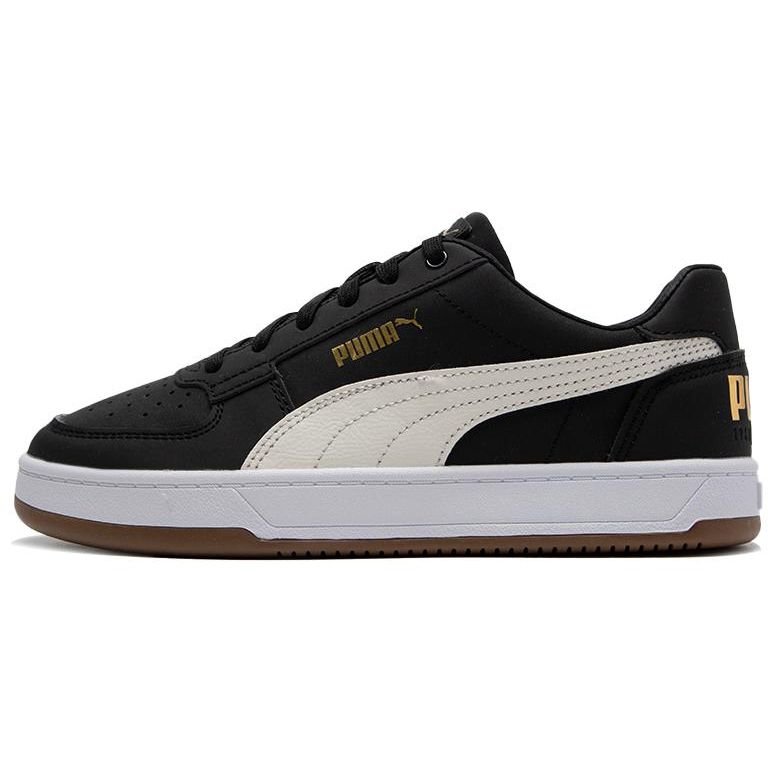 Puma Caven 2.0 75 Years Comfortable Casual Minimalist Durable Low-Top Sneakers Unisex Sneakers Black Brown Gold 394666-01