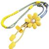 1Pcs Cute Flower Decor Adjustable Phone Lanyard Durable Braided Strap For Daily Outing Shopping Travel Anti Lost Accessory