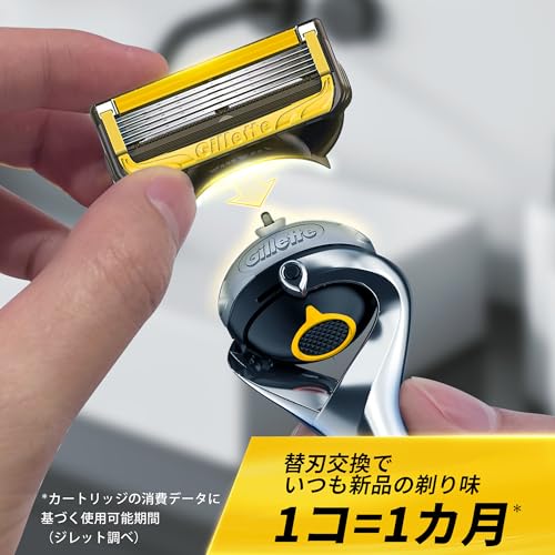 Gillette Men's Razor, 16-Piece Refill Blade Set, ProShield, Close Shave, Gentle on Skin [Amazon.co.jp Exclusive]