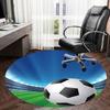 1PC Soccer Ball Non-Slip Floor Round carpet, Office, family, bedroom, Large Area Rug Indoor Rugs,  Durable PolyesterH0362