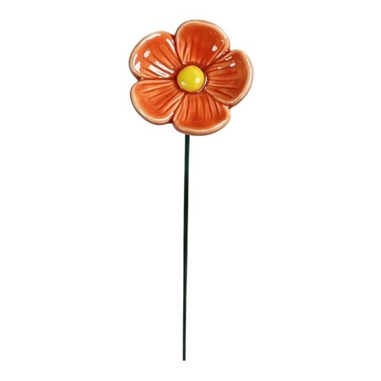 Pollinator Waterer for Insects Ceramic Bee Watering Station, Handmade Colorful Flower Bath, Garden Mini Station Water Dish Bees