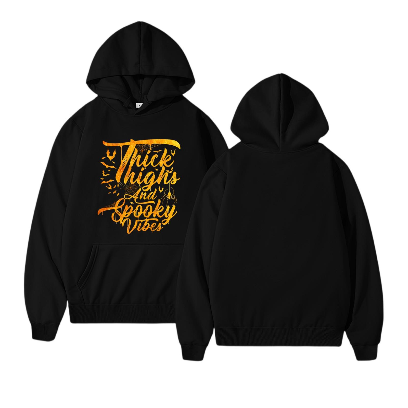 

Женские толстовки, осенняя мода, свитшоты с принтом, повседневная толстовка с длинным рукавом, свободная толстовка, осенняя толстовка L чёрный