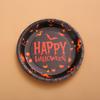 Cross-Border Halloween Party Disposable Plate Set: Pumpkin & Bat Paper Cups and Plates