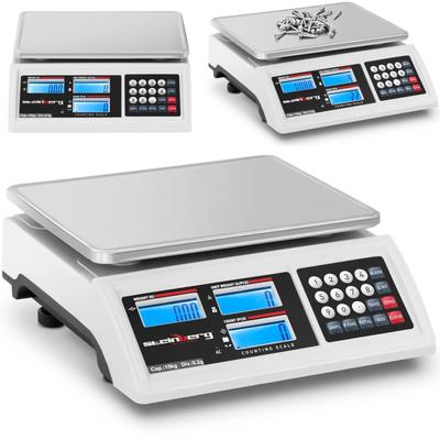 Bilancia commerciale per negozio LCD con conteggio RS232 15000 g 02 g