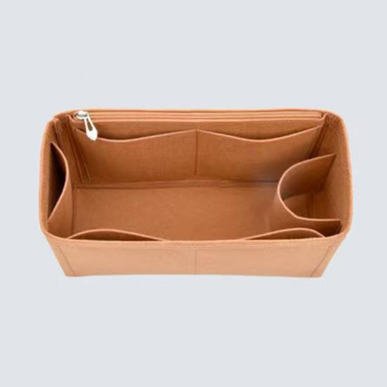 Tote Bag Insert Organizer Felt Insert with Multiple Pockets Makeup Phones Keys Organizer Protector for Tote Bag Interior Use
