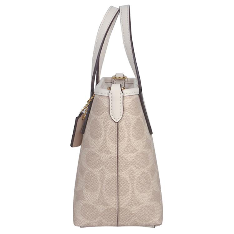 COACH City Artificial Leather Tote Bag, Shopping Bag, Crossbody Bag, One Shoulder Handbag Mini Women's CW032-IMXDM