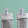 2 cat-shaped food preservation bag clips - sealed kitchen storage clips