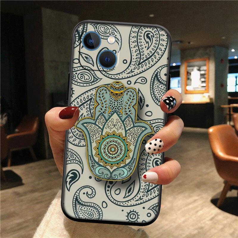 Hamsa Hand Amulet Psychedelic New High-End Shell Phone Case for OPPO A3 Pro A72 A74 A76 A77 A77S A78 A79 A94 A95 A18 A40M A58