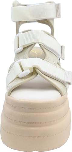 Platform belted sandals