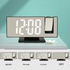LED Projection Clock: Multifunctional Digital Alarm with USB and Auto Light-Sensing