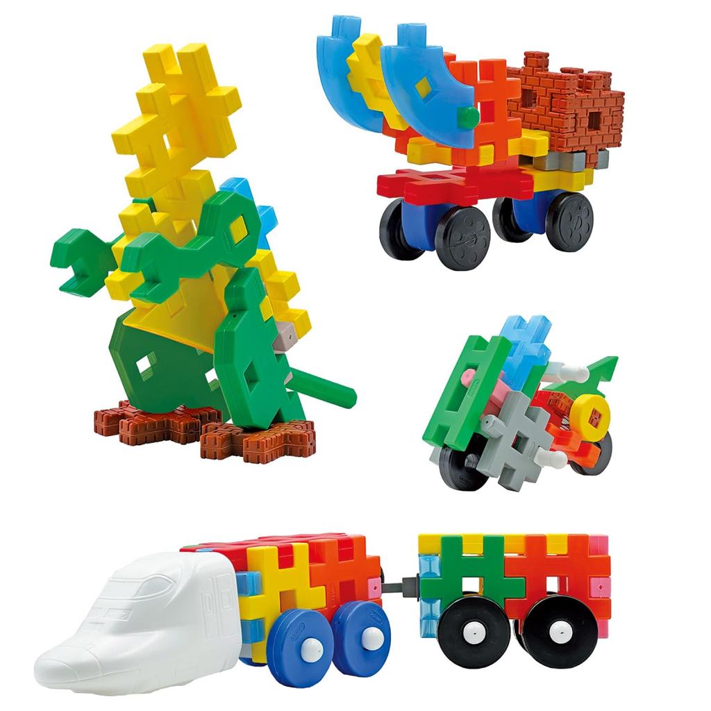 Gakken New Block All-Stars DX (Ages 2 and Up) 35 Types, 160 Parts, 83778