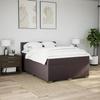 Maison Exclusive - Sommier à lattes de lit avec matelas Marron foncé 140x200 cm