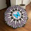 1pc Butterfly Mandala Automatic Folding Umbrella, Casual Outdoor Accessory, Birthday Festival Gift Yy251126147