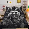 Beauty Skull Printed Bedding Cover Twin Size Microfiber Home Textiles Teen Cool Fashion Home Bedclothes