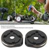 2Pcs Outer Portal Covers Black Antiwear Rustproof High Accuracy Portal Covers Weights for SCX10 III Capra 1/10 Crawler