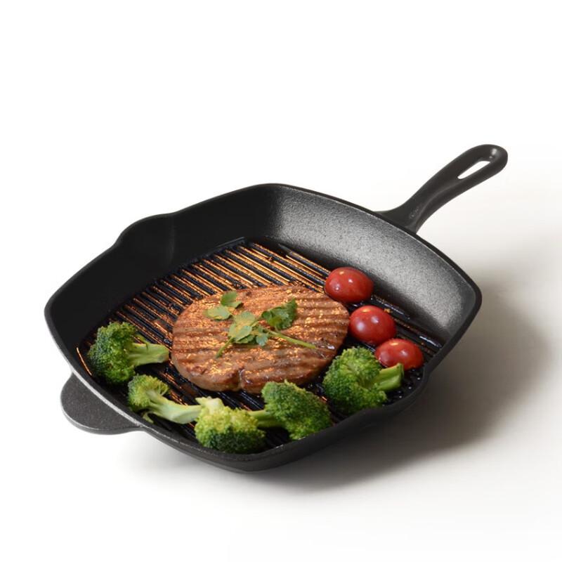 Mr. Simple 27cm Cast Iron Steak & Egg Frying Pan