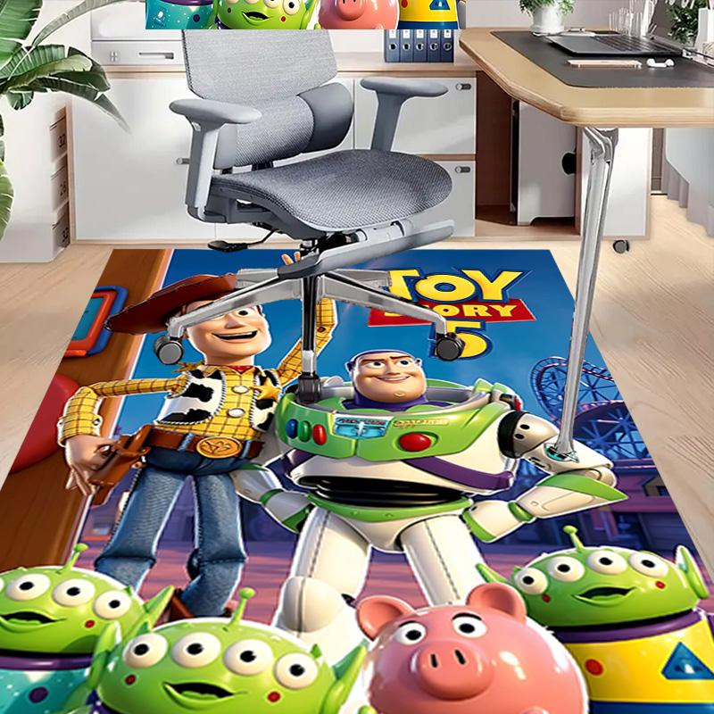 1pc Toy Story Adventure Begins Carpet for Playroom Bedroom Living Room Sofa Home Decor,kids Game Area Rug Non-slip Floor Mat Y72944