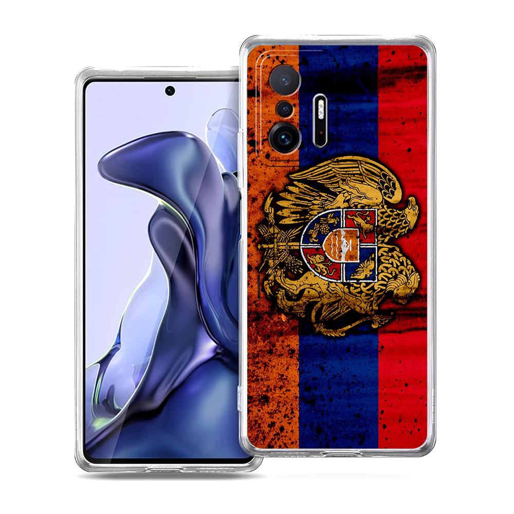 Armenia Armenian Flag Phone Case For Xiaomi 14 13 12 Lite Mi 11 11X 13T 12T 11T For Poco X5 X4 X3 NFC F5 F4 M4 Pro 5G Cover