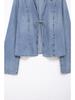 Autumn European & American Women's Street Fashion Bow-knot Denim Shirt